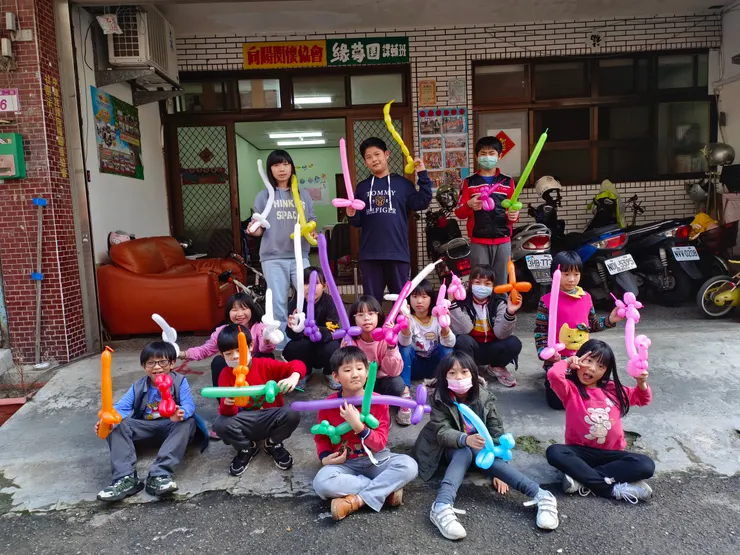 向陽孩童參加社區活動/圖 向楊關懷協會 提供
