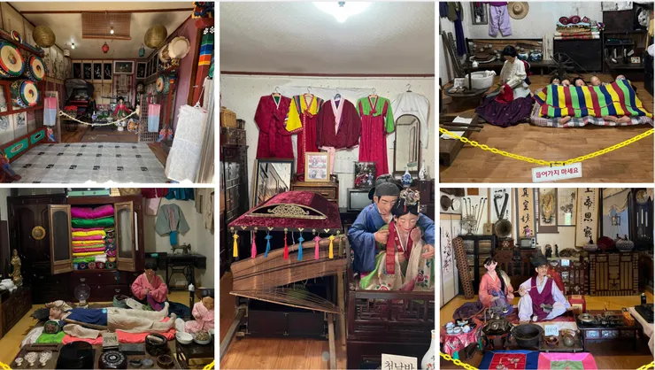 偶爾會被假人們嚇到,有種在拍恐怖納涼特輯的感覺XD