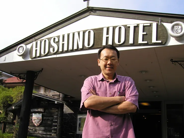 星野集團社長-星野佳路（此為剛回鍋星野溫泉時的照片）/照片來源:網頁資訊