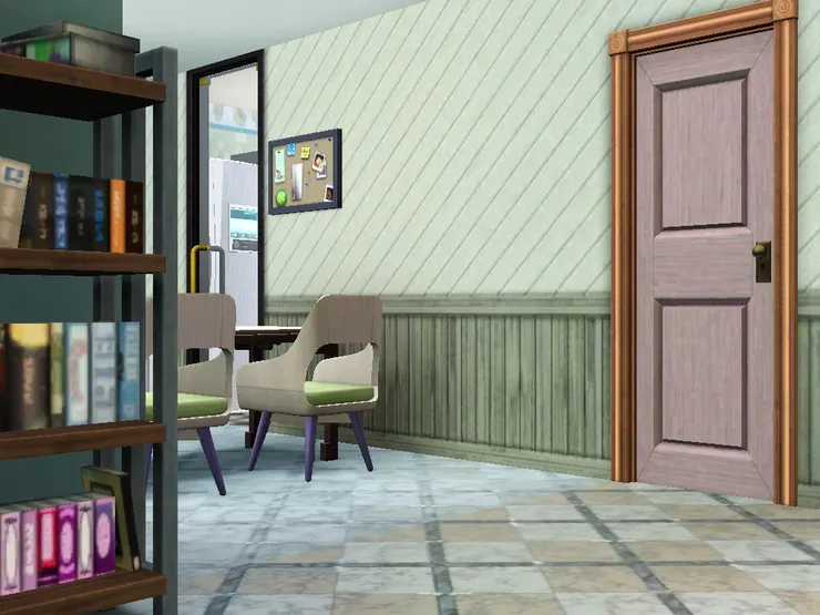 故事設定是公子得趁媽媽不注意時偷偷下來上洗手間，所以洗手間建在樓下。