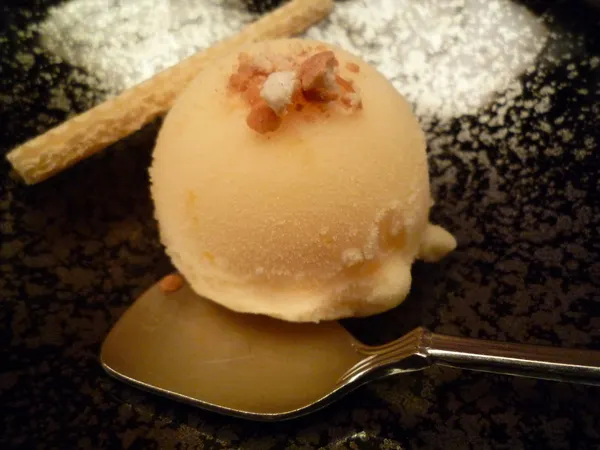 人形町今半-甜點柚子冰淇淋