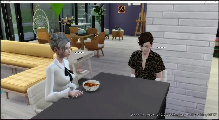 關係陷入僵局的兩人。