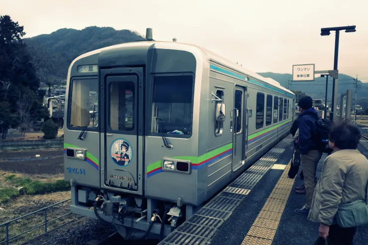 回程是普通版的列車。