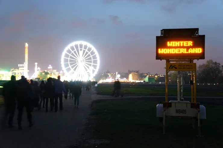 攝於2012年，倫敦，Hyde Park Winter Wonderland