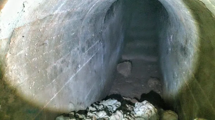 地道內部。網路截圖。