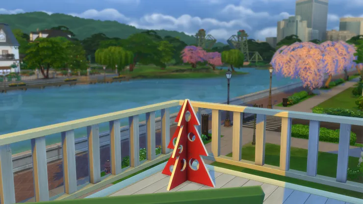 這棵樹告訴人們普天同慶的節日來了！