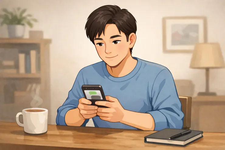 對話剛開始時，看起來往往只是普通的日常聊天。