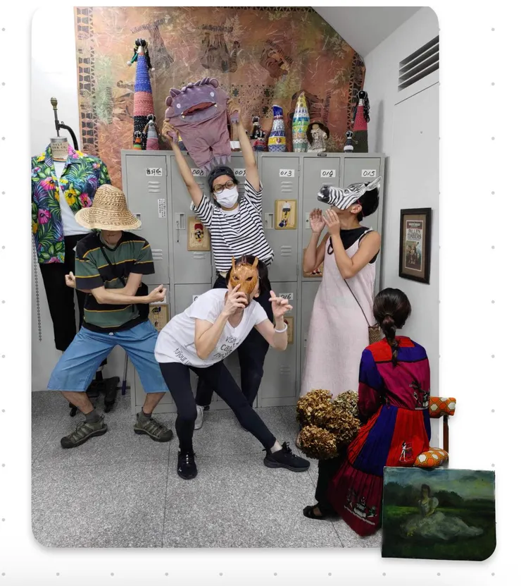 曾經的戰友一起回歸協助這次的店面陳設