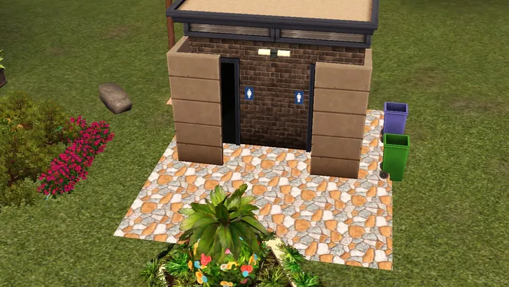 這款是公園常看到那種公廁。不知裏面乾淨不？