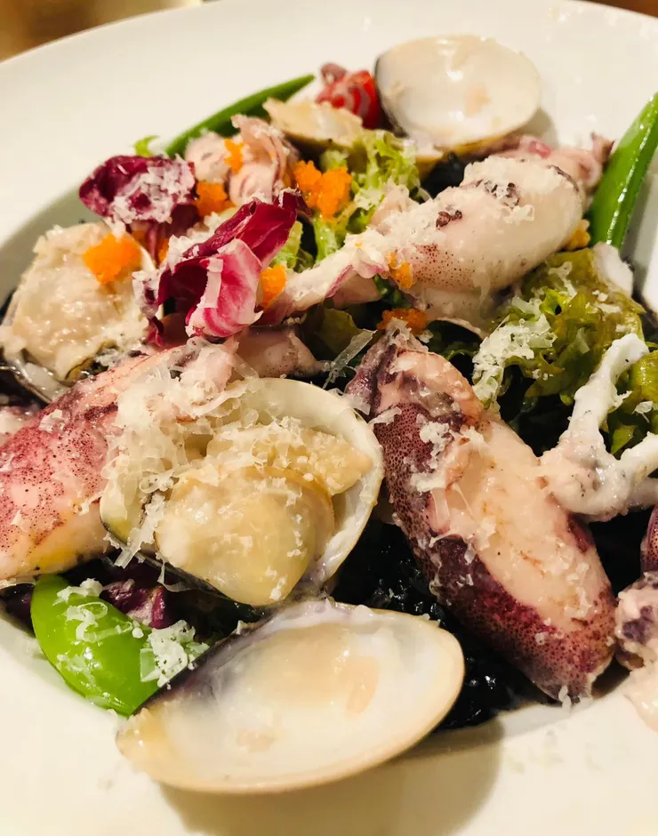 威尼斯墨魚燉飯