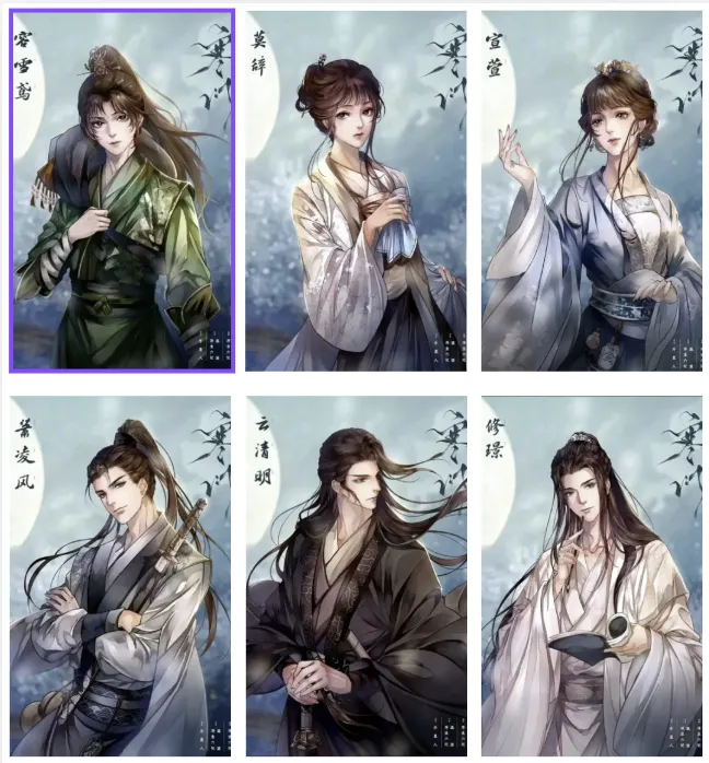 《寒門》角色介紹圖