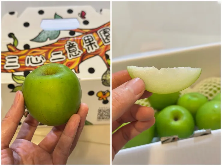 牛奶蜜棗果肉細緻，吃起來有淡淡的奶香