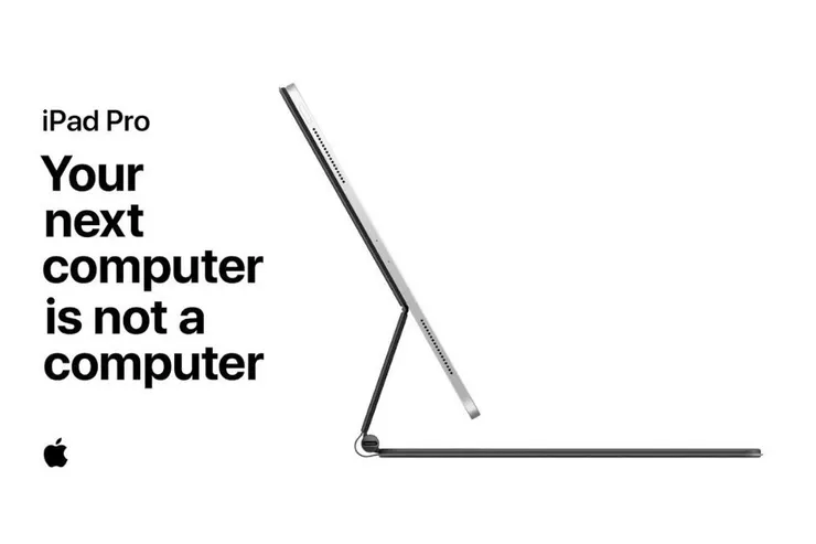「你的下一台電腦，不一定是電腦。」但絕對不會是ipad