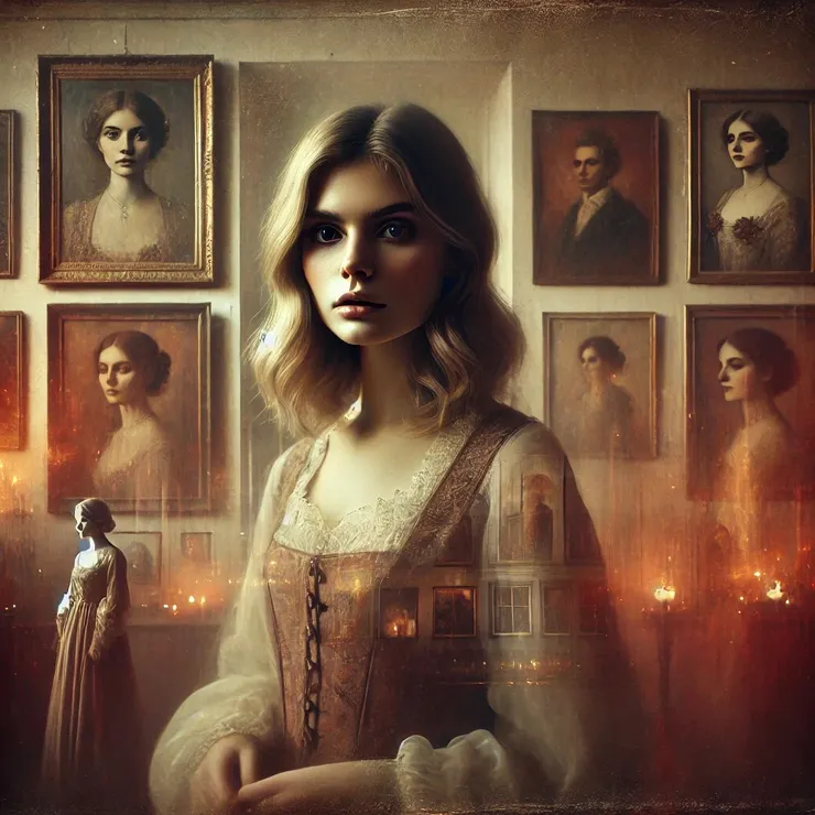 Every time someone stares deeply into Jane's work, they experience faint echoes - a snippet of laughter, a sudden chill, or the scent of rain on old wood.