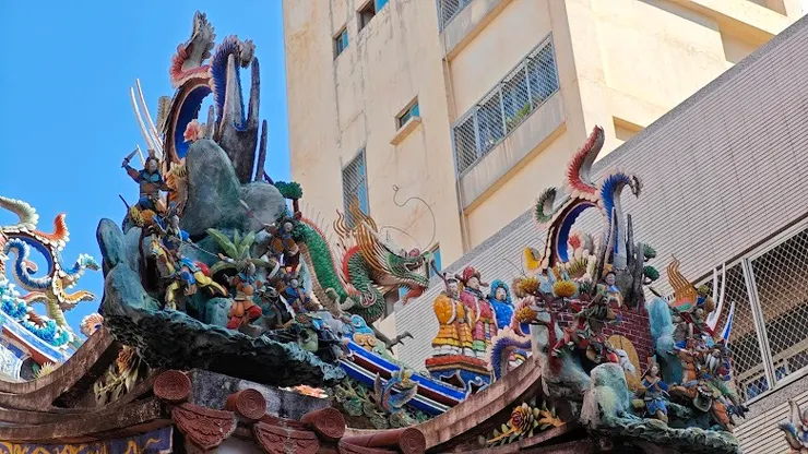 屋脊交趾陶工藝(圖片截圖於網路)