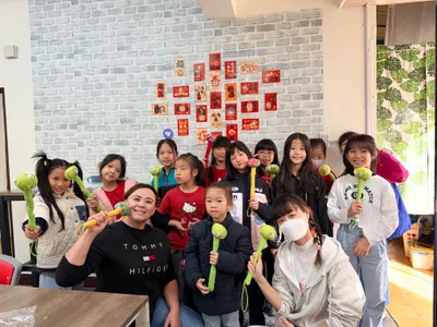 孩子們的冬令營最後一天