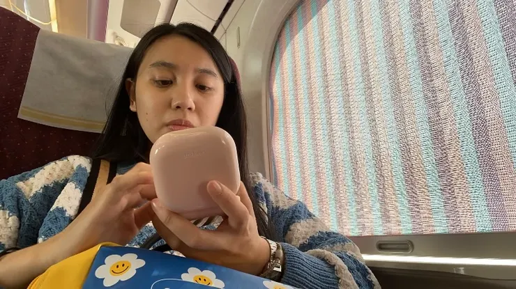 一次解鎖🔓高鐵商務車廂+在車廂化妝💄