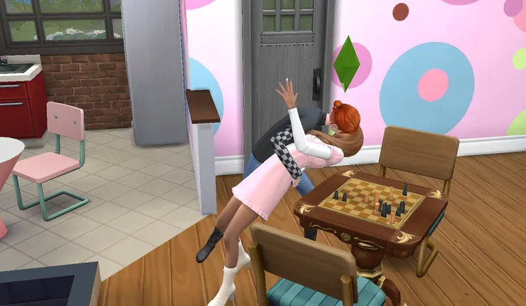 女朋友連續來找歐娜兩天~ 摟摟抱抱~