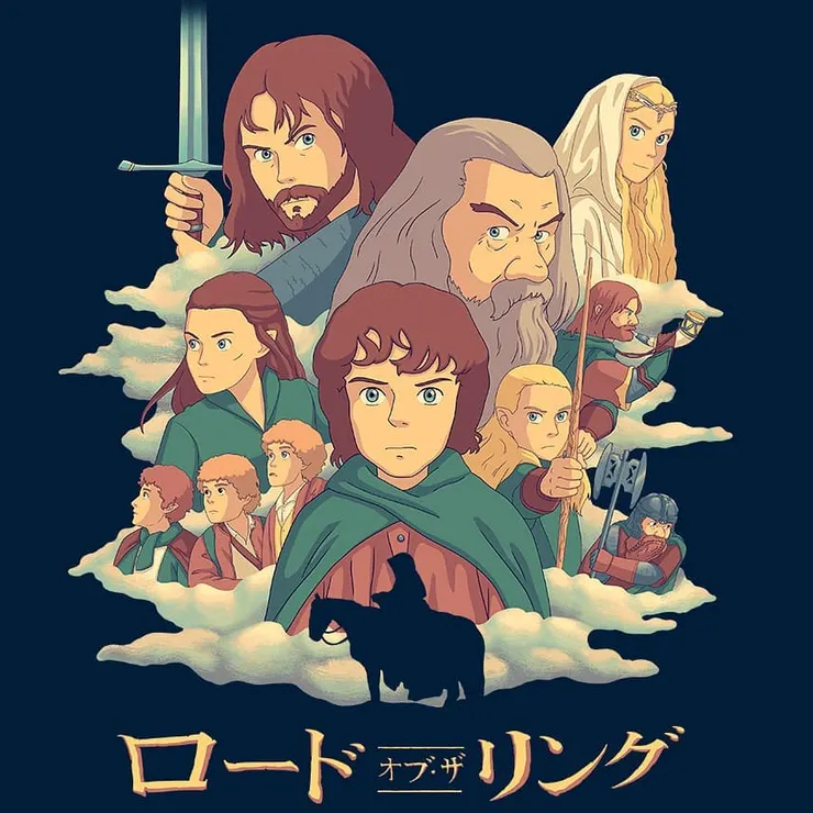 Studio Ghibli's The Fellowship of the Ring by GeekyDog