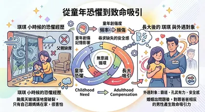 實際案例分享-致命吸引力與童年創傷