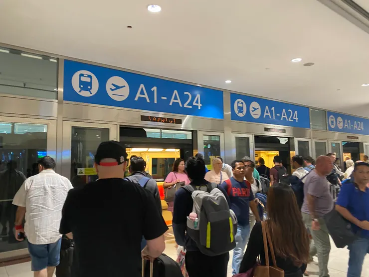 超大的電梯🛗，謝謝杜拜讓我開眼界