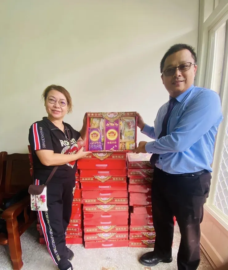 慈善累積功德-中元與廟慶贊普物資院長已送往社區發展協會