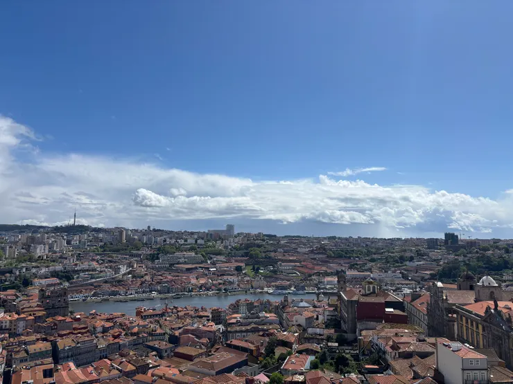 在塔樓頂的風景