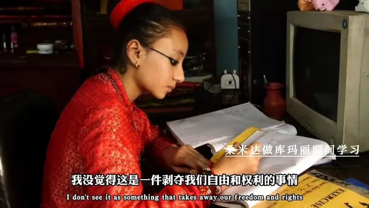 youtuber：春树的行走笔记Haruki’s Travel Notes：實地採訪前帕坦庫瑪麗Samita Bajracharya。