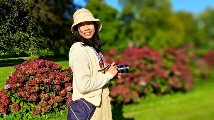 【女兒在城堡迎賓道】