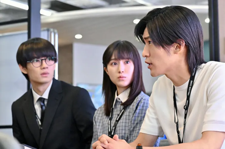 一兆遊戲公司的鐵三角團隊,圖片來源:Netflix