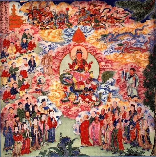 文殊師利菩薩 為善財童子說法