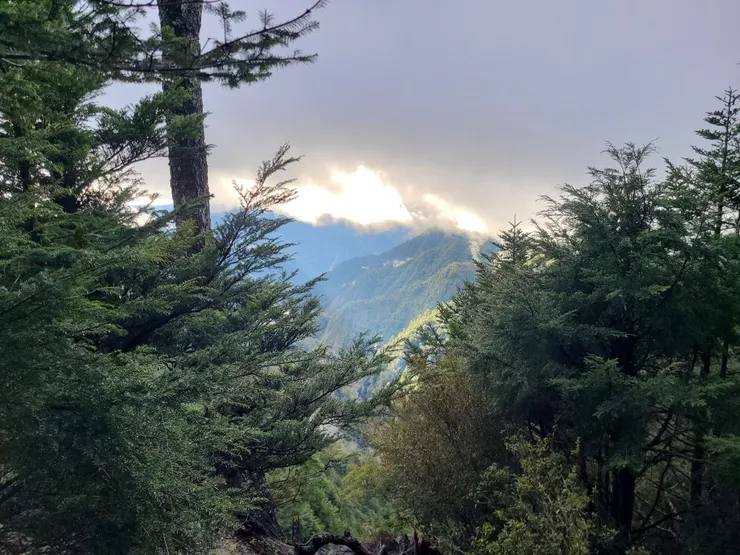 雲層還是很厚，感覺快下雨