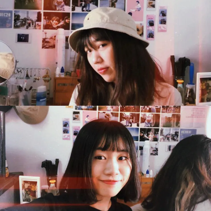 上：陳亮妤。下：詹蘇榆