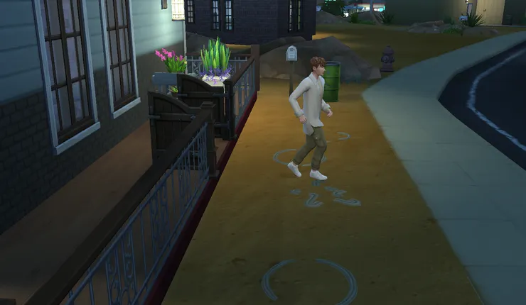 在桑雅上廁所的時候~ 默默地走了...