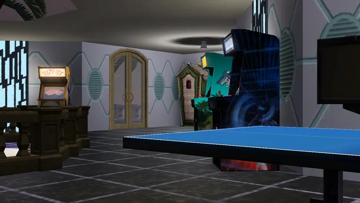 完全看不出是位於沙漠的房子！果然有錢就是任性！