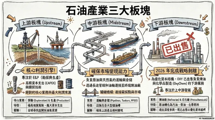 石油產業三大版塊