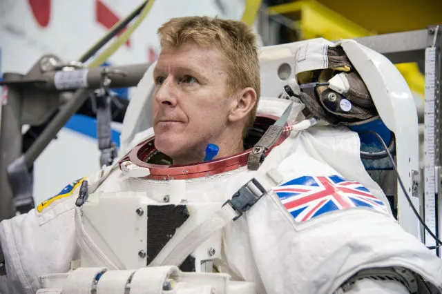 當事太空人Tim Peake 本人，photo from ESA
