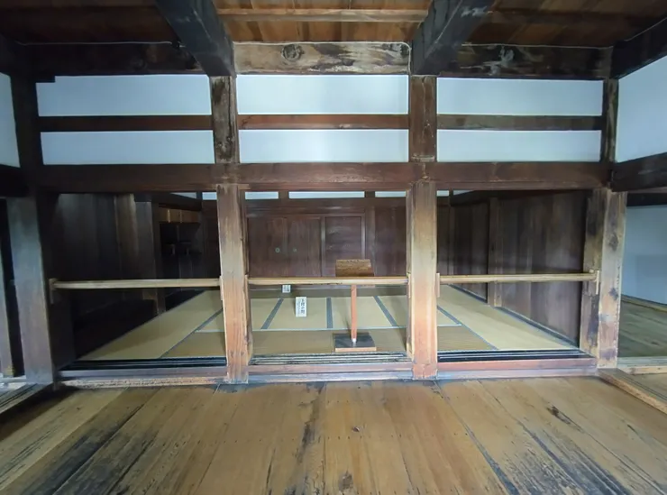 唯一有榻榻米的地方，城主的房間