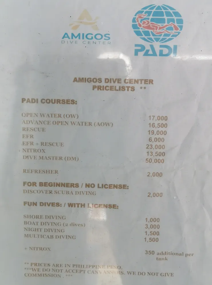Amigos Dive Center Courses in 2023.06