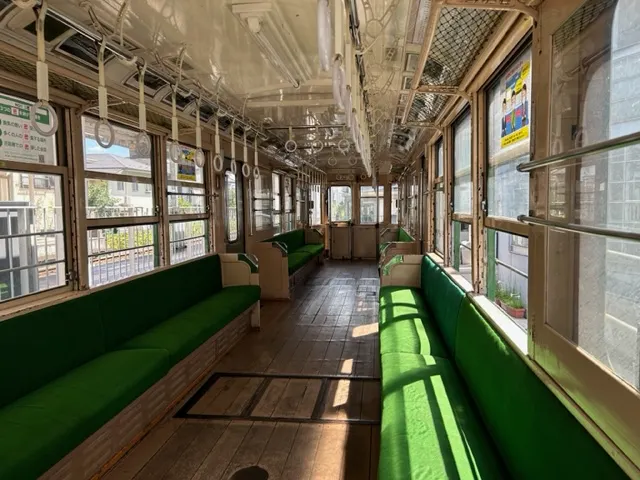 展示用的車廂 非常復古