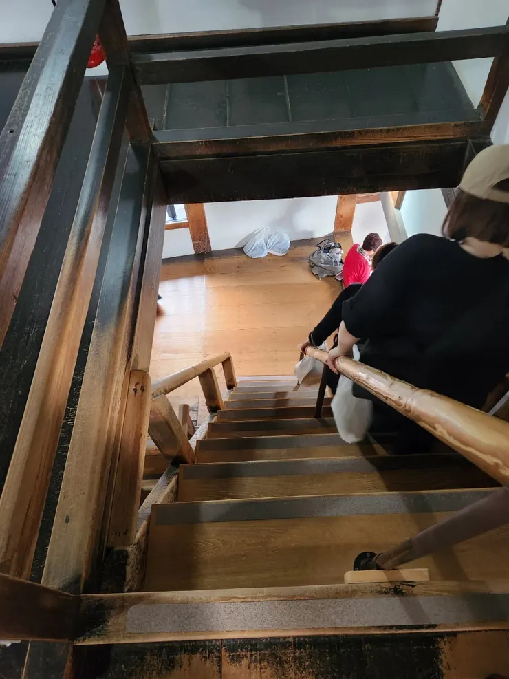 犬山城內部階梯