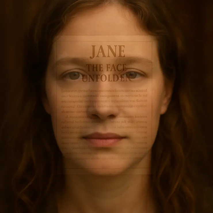 Each morning, she would select an image, often faded beyond recognition, and place it against her own reflection.