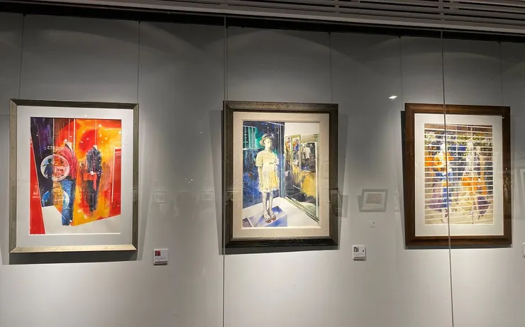 櫥窗系列其中三幅