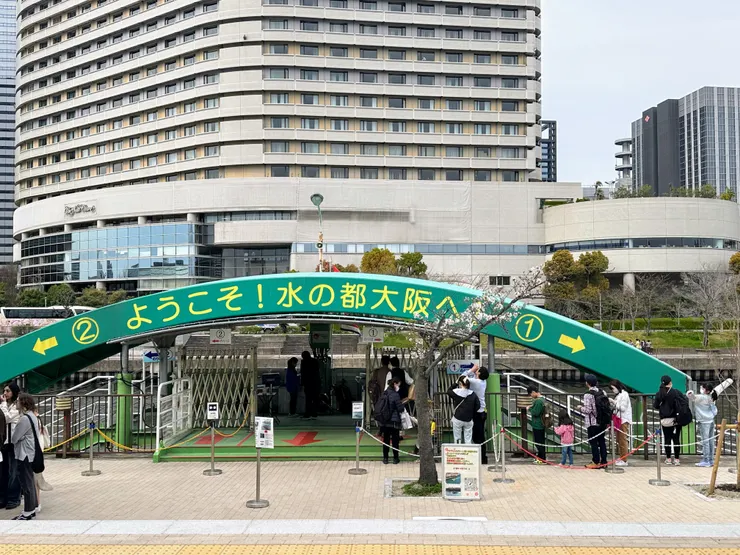 城外水道的乘船處