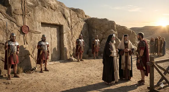 羅馬士兵把守耶穌墳墓三夜三天