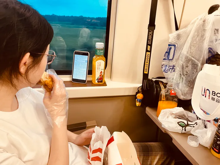 我對象拍的照片，這一路超開心der～！