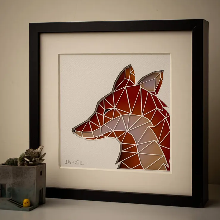 【狐】 立體紙雕氣氛燈&nbsp;