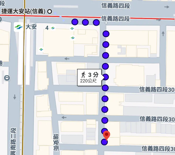 這間咖啡｜交通-大安捷運站下車