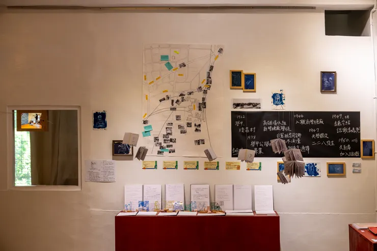 新營曬書店。李意婕與興國高中學生Open Studio 展區。攝影:吳欣穎