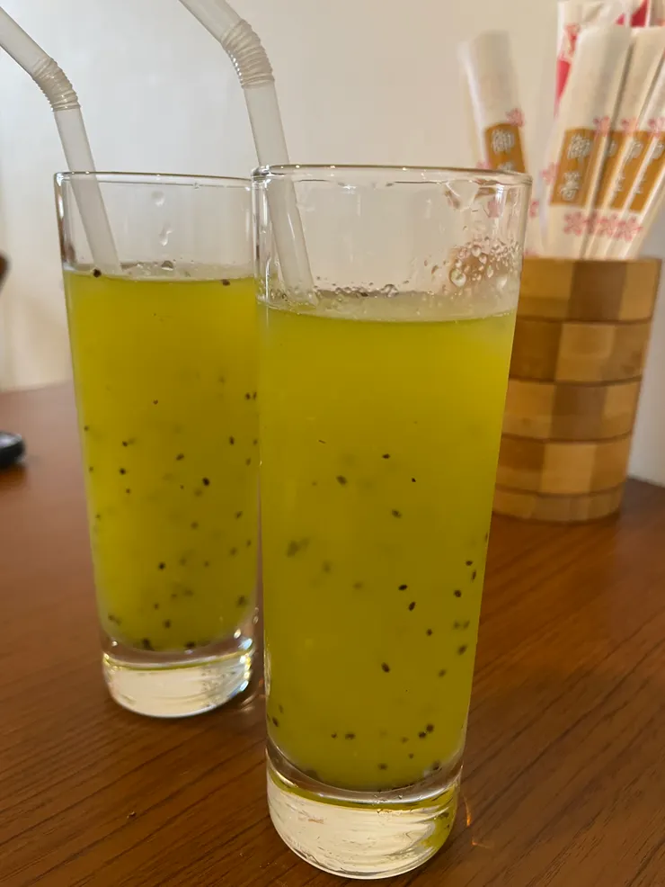 羅東桔子太陽簡餐店飲料奇異果汁